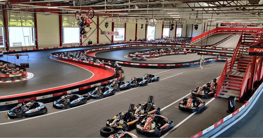 Indoor-Strecke Karting-Bahn Payerne